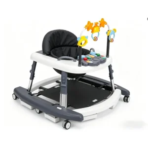 Baby Walker Adjustable Height Walker for Babies with Music