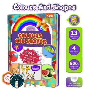 Sound Book Colours&Shapes Early Educational Learning