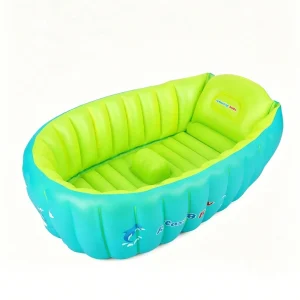 Inflatable Non Slip Cushion Support  Foldable Bathtub